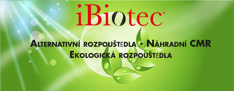 IBIOTEC® Technická rozpouštědla ke snížení zdravotních, bezpečnostních a environmentálních rizik